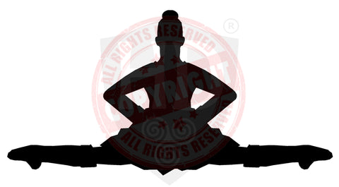 Girl Highland Dancer Decal #1 - A4 sheet