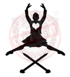 Girl Highland Dancer Decal #23 - A4 sheet
