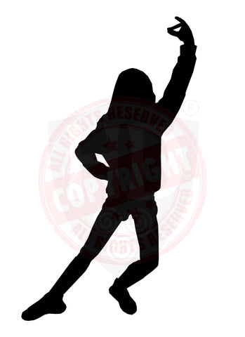 Girl Highland Dancer Decal #27 Ambassador Summer - Girl Decal - A4 sheet