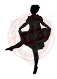 Girl Highland Dancer Decal #8