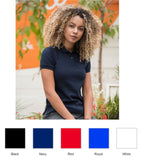 Stretch Polo Top Ladies