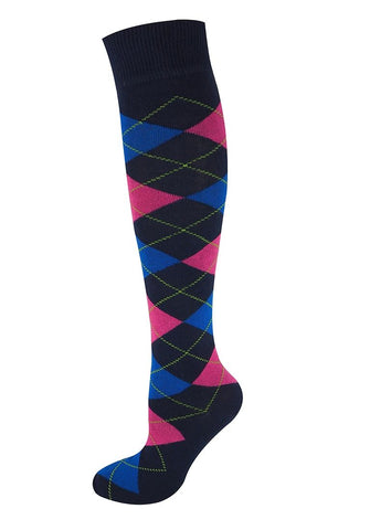 Black navy & pink Practice Socks