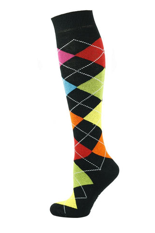 Black Rainbow Practice Socks