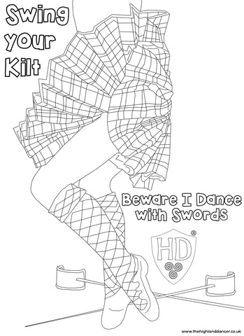 Swing your Kilt Colour Sheet FREE Digital download!!! #2 (Dancer Hollie Shumway)