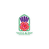 Thistle & Rose stickers