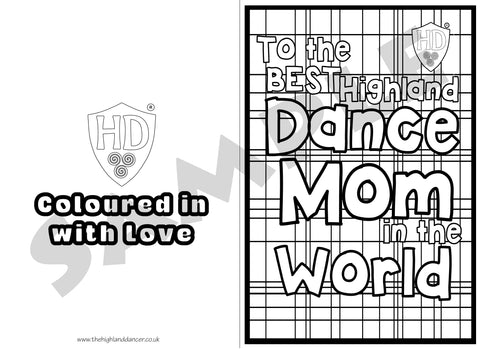 Mom Colour in Birthday & Mothers Day Card (FREE Digital Down Load) #2