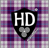 Clan Cunningham Purple Tartan Blanket - Various Designs