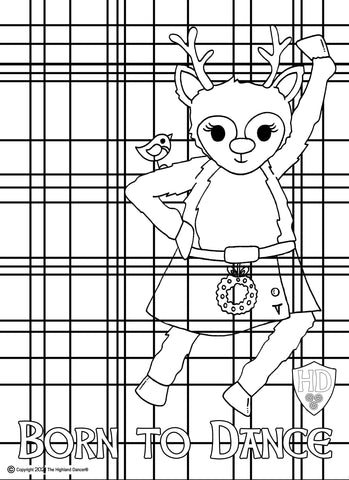 A4 XMAS Colour In Sheet #6- (FREE Digital Download)