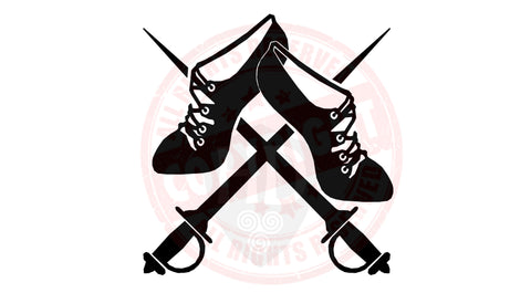 Shoes & Sword Decal #1 - A4 Sheet