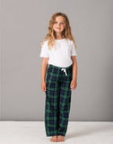 Tartan PJ Lounge pants - Navy/Green - Kids