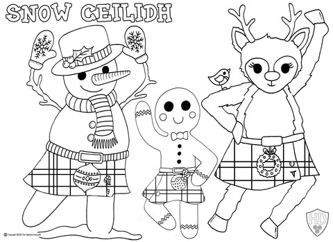 A4 XMAS Colour In Sheet #10- (FREE Digital Download)