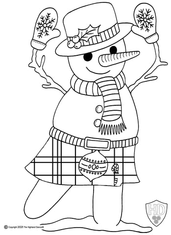 A4 XMAS Colour In Sheet #13- (FREE Digital Download)