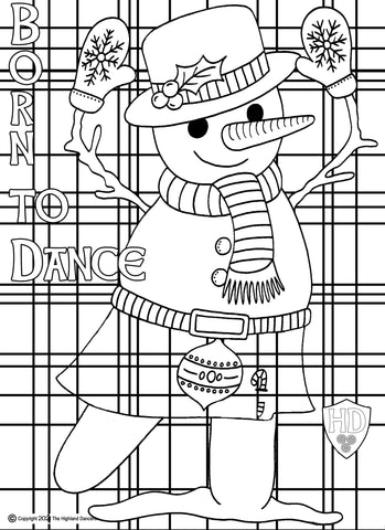 A4 XMAS Colour In Sheet #7- (FREE Digital Download)