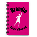 Brandie School of Dancing Spiral notebook