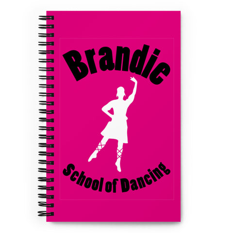 Brandie School of Dancing Spiral notebook