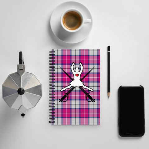 Highland Dancer Spiral notebook
