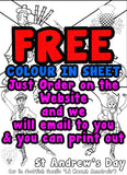 ST Andrew's Colour Sheet FREE Digital download!!! #1