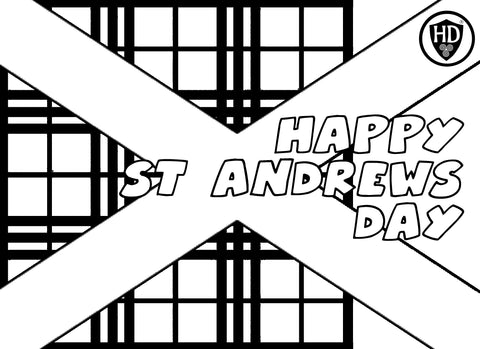 ST Andrew's Colour Sheet FREE Digital download!!! #3