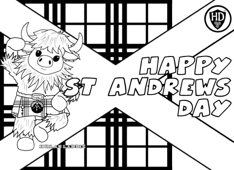 ST ANDREW'S COLOUR SHEET FREE DIGITAL DOWNLOAD!!! #4
