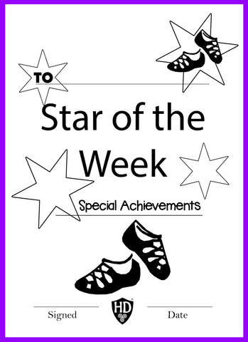 Star of the Week Certificate (FREE Digital Down Load) #2
