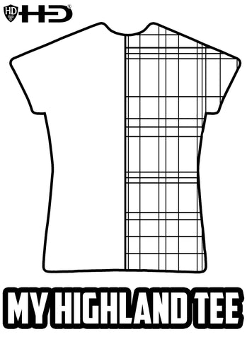 Colour In Sheet Tee #2 - (FREE Digital Download)