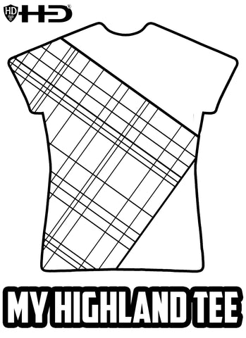 Colour In Sheet Tee #4 - (FREE Digital Download)