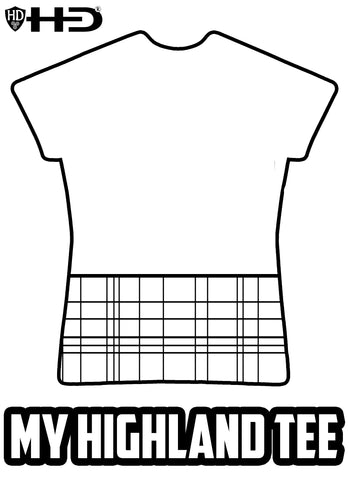 Colour In Sheet Tee #6 - (FREE Digital Download)