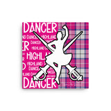Highland Dancer Canvas #