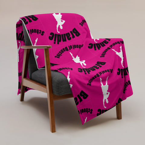 Brandies School of Dancing Throw Blanket