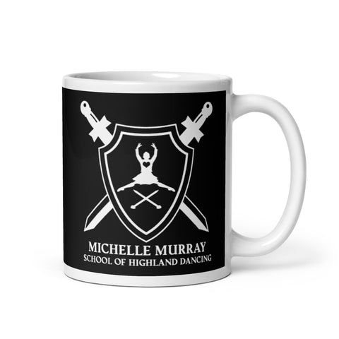 MICHELLE MURRAY SCHOOL OF HIGHLAND DANCING White glossy mug FREE p&p