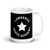 Lawrence Dance Academy White glossy mug