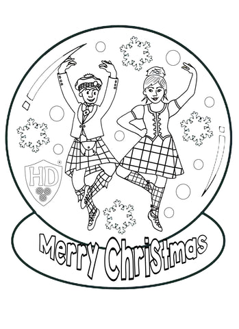 A4 XMAS Colour In Sheet #3 - (FREE Digital Download)