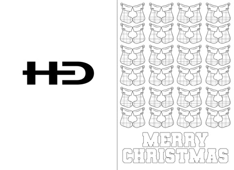A4 XMAS Card Colour In #3 - (FREE Digital Download)